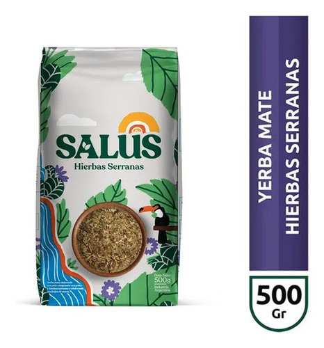 Yerba Mate Salus Hierbas Serranas X 500 Gr