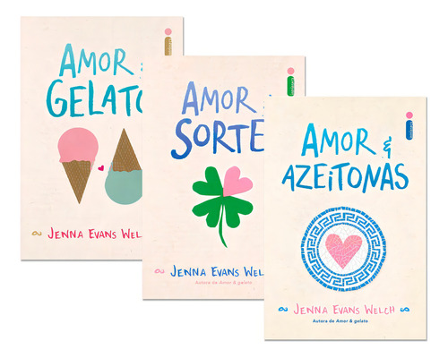 Amor & Sorte: Amor E Livros Vol. 1, 2 E 3, De Evans Welch, Jenna., Vol. 3. Editora Intrínseca Ltda., Capa Mole, Edição 1 Em Português, 2020