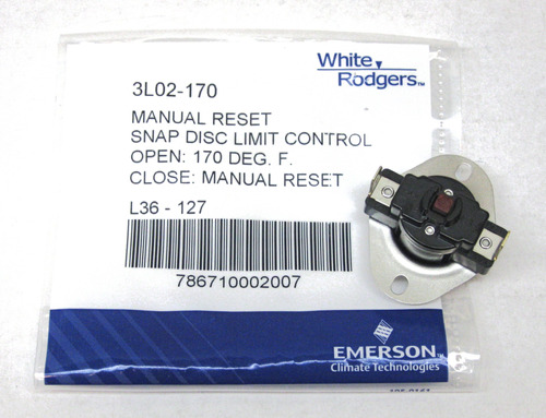 Emerson 3l02 170 Snap Limite Disco Control Manual Reset