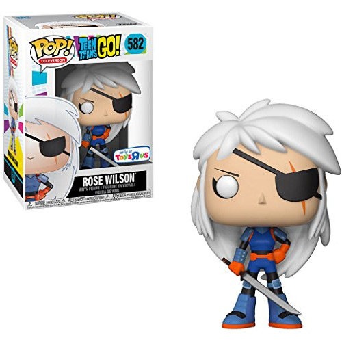 Figura Vinilo Rose Wilson Teen Titans + Tarjeta Dc.