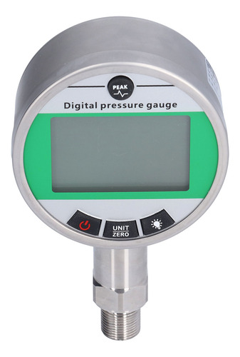 Medidor De Pressão Hidráulico Digital De 1,6 Mpa Em Aço Inox