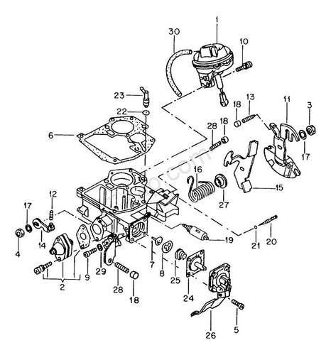 Kit Altimetro Repuesto Carburad Valvul Vw Jetta A2 1.8 87-92