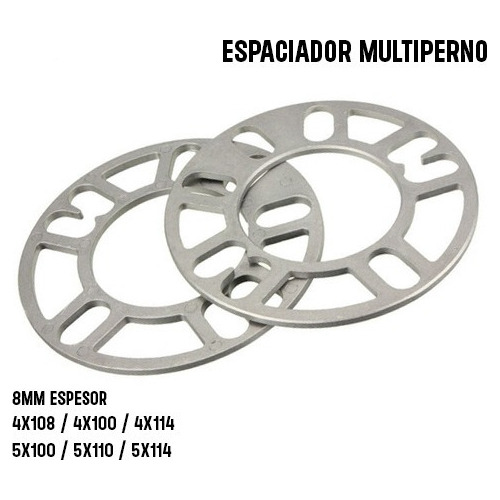 4 Espaciador Multiperno 8mm Espesor. Envió Gratis