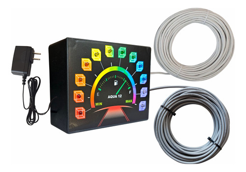 Medidor Con 30m D Cable Utp Normal Para Medir 12 Nvls D Agua