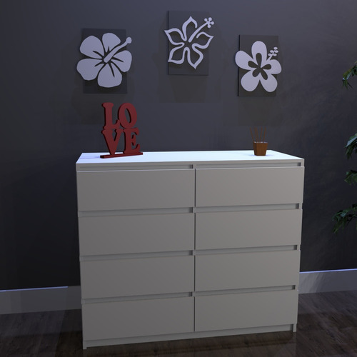 Imagen 2 de 3 de Chifonier Cajonera Comoda 120x50x100 Moderna Minimalista