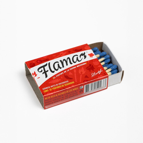 Flama Fósforos Paquete De 10 Cajetillas De 32 Pzs C/una