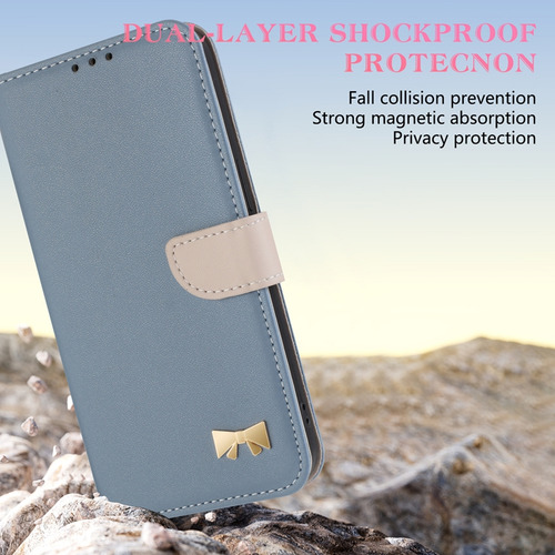 Funda De Piel Sintética Para Xiaomi Poco C65/c55 Rfid, Ranura, Tapa Abatible, Soporte