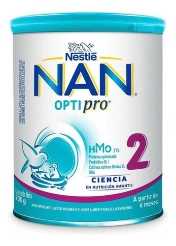 Nan Optipro 2 900gr 6 A 12 Meses