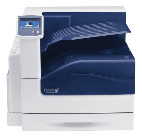 Impressora a cor função única Xerox Phaser 7800/DN branca e azul 115V