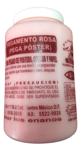 Litro Pegamento Rosa (pegaposter)