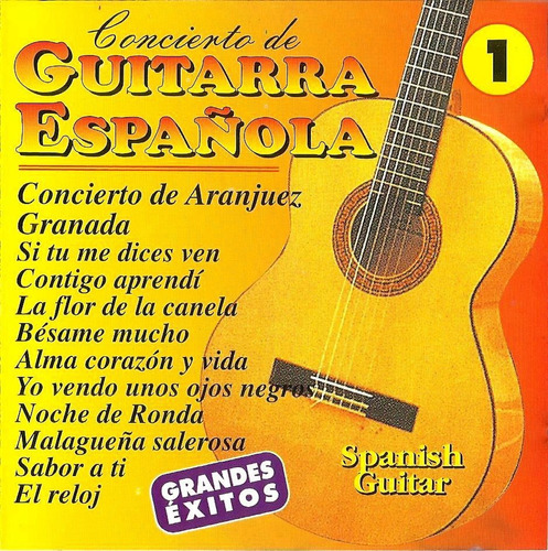 Cd Concierto De Guitarra Española - Dienc España 2001