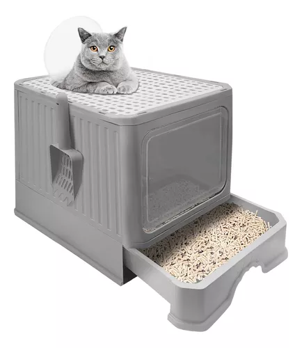 Arenero Automático Para Gato Con Caja Grande Autolimpiable desinfectante │  Slim Company 