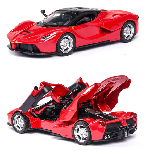 Ferrari Laferrari Supercars Miniatura Colección De Puertas