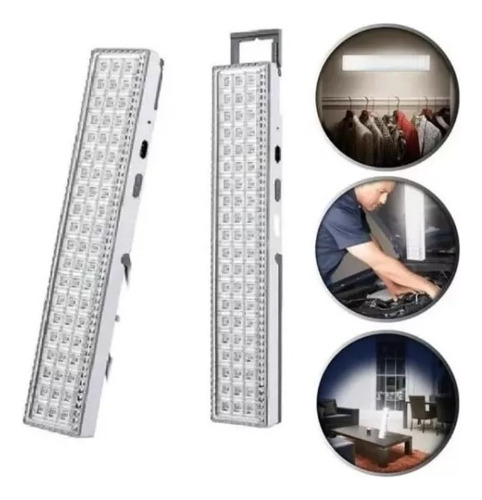 Lampara De Emergencia Led Luz Recargable 12 Horas 60 Led