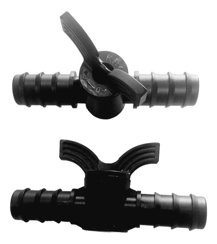 Llave Paso 3/4 Con Espigas Ideal Riego O Plastiducto 