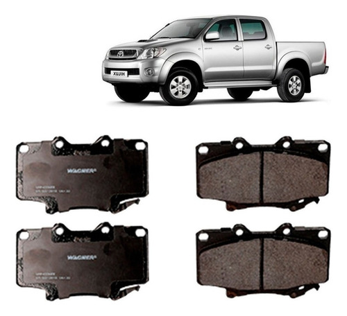 Pastillas Freno Delanteras Para Toyota Hilux 2005-2009