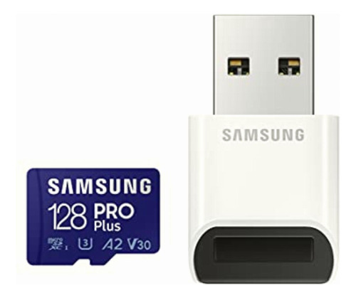 Samsung Pro Plus + Reader 128gb Microsdxc Hasta 160mb/s