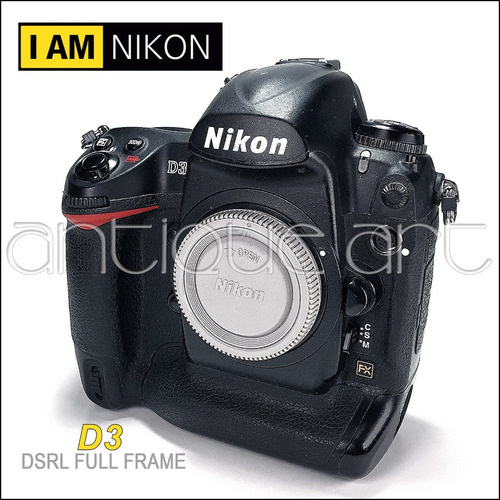 A64 Nikon Camera D3 Fx Full Frame Battery Charger Card Cf (Usado)