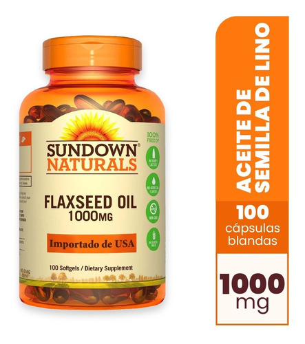 Flaxseed Oil X 100 Softgels - Unidad a $759