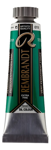 Tinta Óleo Talens Rembrandt 15ml S3 Escolha A Cor Cor Do Óleo Permanet Green Deep 619