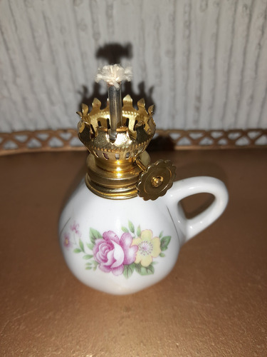 Lámpara A Alcohol (miniatura) De Colección (Usado)