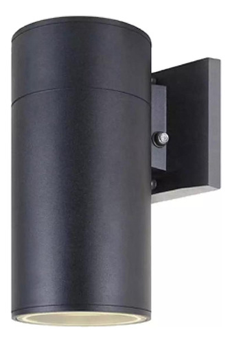 Foco Pared Aplique Exterior Lampara Luz Unidireccional Negro