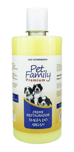 Condicionador Para Cães E Gatos Pet Family Argan Suave 500ml