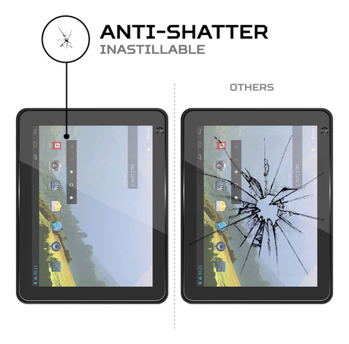 Protector De Pantalla Antishock Para Bq Curie 2 3g