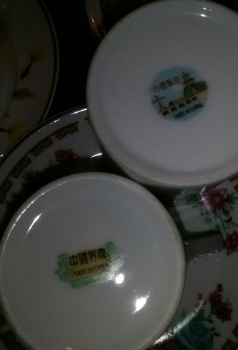 Tasas Usadas Porcelana China (Usado)