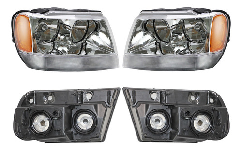 Jeep Grand Cherokee 1999/2004 Faros Delanteros Nuevos