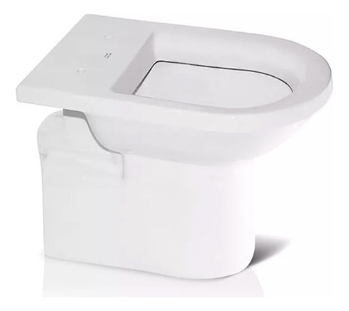 Assento Laqueado Duna Branco Tampa Para Vaso Deca Em Mdf
