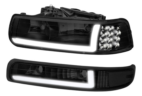 Faros Led Par Chevrolet Silverado 1999 2000 2001 2002