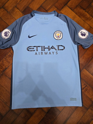 Camiseta Titular Manchester City 2018/19, De Bruyne 17 M (Usado)
