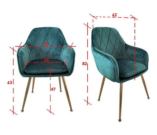 Sitial/silla/terciopelo Patas Doradas Respaldo Y Apoyabrazos Estructura de la silla Negro