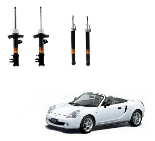 Toyota Mr2 Spyder 2003 2004 2005 Kit 4 Amortiguadores 