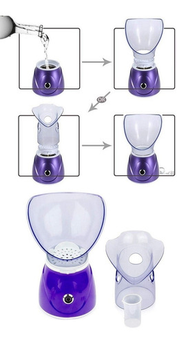 Imagen 4 de 5 de Vaporizador Facial Nasal Y Limpiador Cutis P.negros Sauna