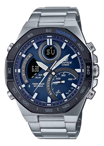 Casio Ecb950db-2a Edifice Azul Con Esfera Ana-digi, Bluetoot