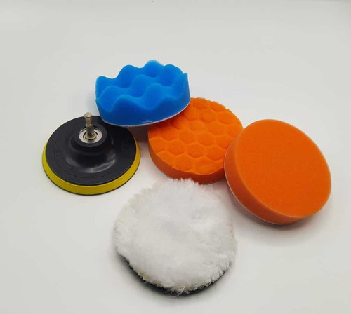 Kit De Cepillos Espuma 10cm Para Taladro