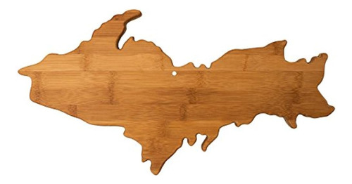 Totally Bamboo Upper Peninsula Shaped Serving & Cutting Boar
