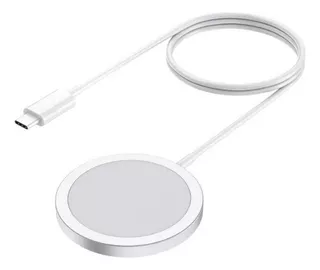 Genérica Cargador Inalámbrico USB-C C Blanco ompatible con iPhone 15w