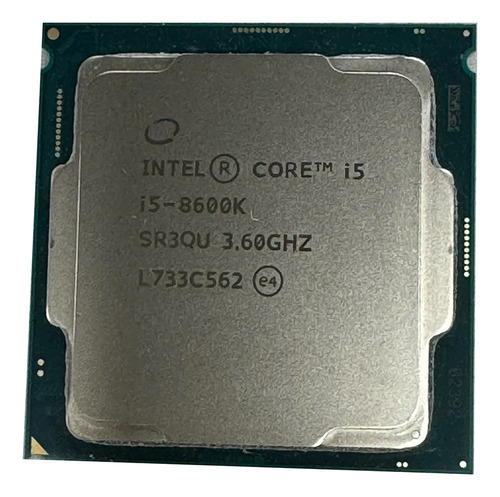 Intel Core I5 8600k 6 NĂșcleos 6 Hilos 3.6 Ghz 95 W