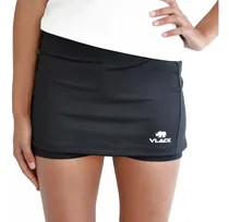 Comprar Pollera Deportiva Mujer Con Calza Vlack Pilmay Hockey Negra