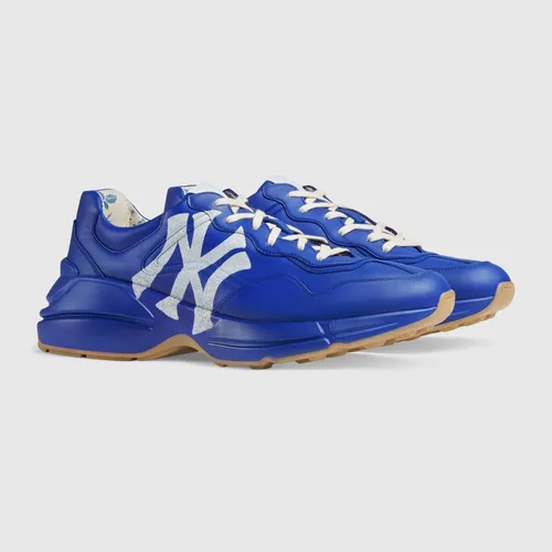 Tenis Gucci Rython Mlb Ny Yankees Sneakers Originales