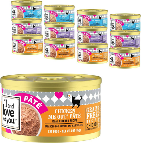 Alimento Para Gato Lata Naked Essentials 12pack Mix Pate Ave