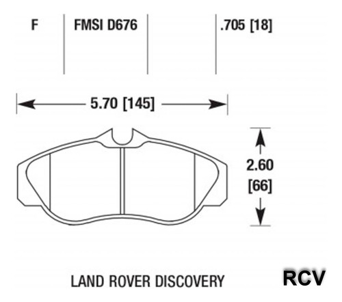 Balatas Disco  Delantera Para Land Rover Discovery   2004