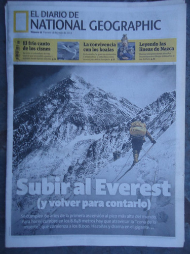Diario National Geographic Nº 15 Subir Al Everest