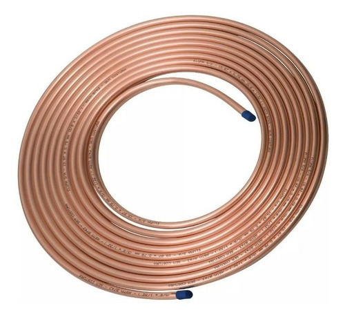 Rollo 15 M. 3/8 0.8mm Caño Cobre Refrigeracion Envio