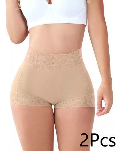 Set 2 Panty Faja Moldeado Calzon Levanta Gluteos Boxer
