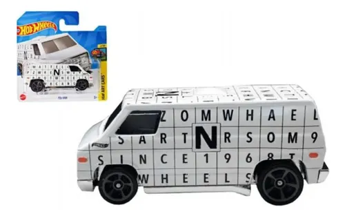 Hot Wheels Camioneta Van70s Hw Art Cars Letras