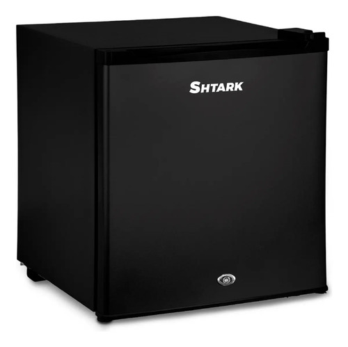 Refrigerador con freezer frigobar Con llave SHTARK SHTFB01 color negro con capacidad de 46L